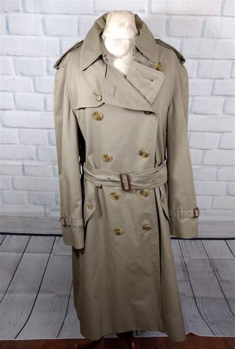 burberry trench coat mens ebay|authentic vintage burberry trench coat.